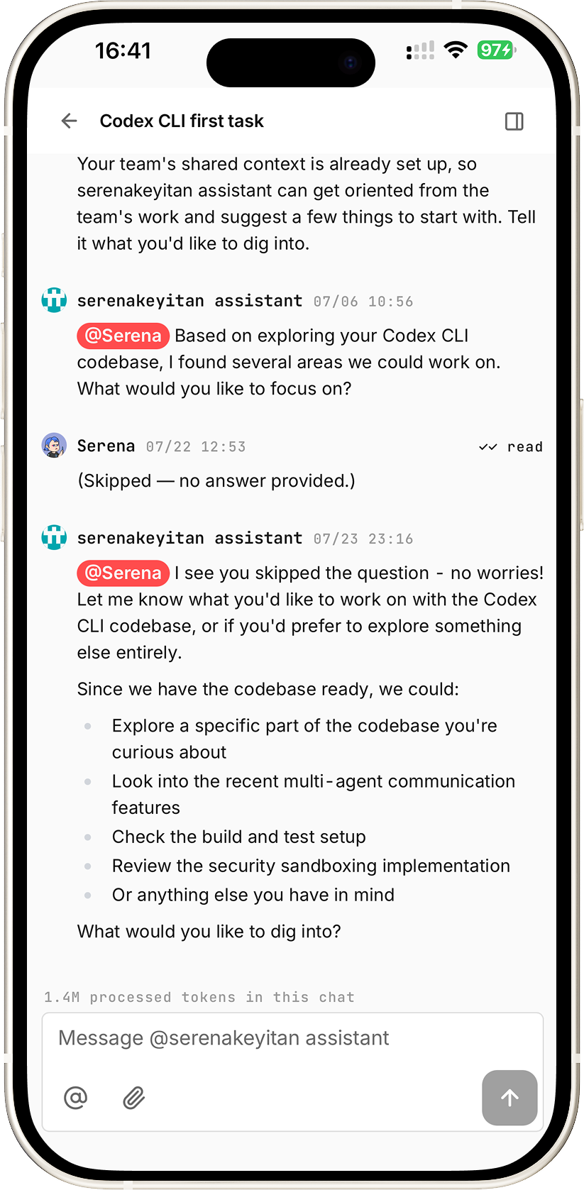 Control your agents from the First-Tree mobile app